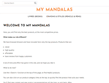 Tablet Screenshot of mymandalas.com